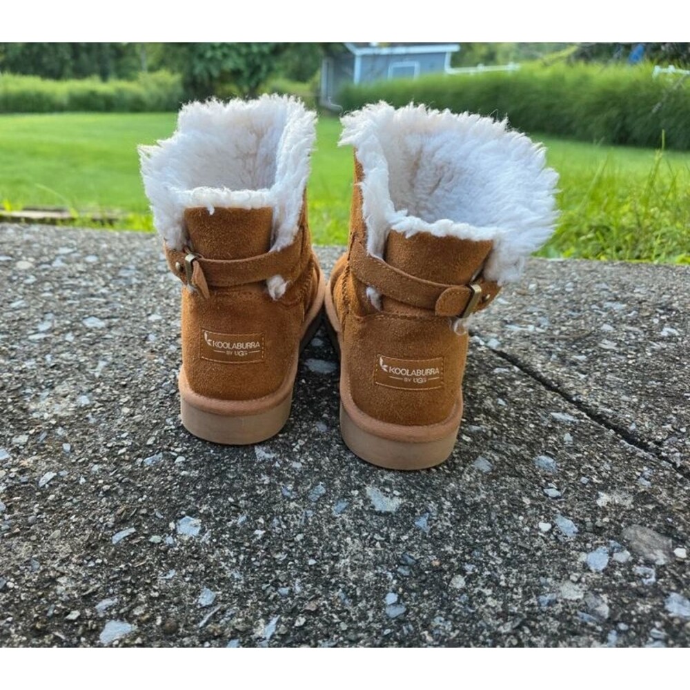 Koolaburra by UGG Remley Mini Chestnut Suede Boots Sz 6